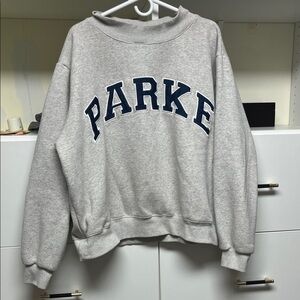 Parke Sweatshirt with Blue Lettering